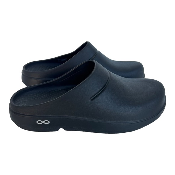 OOFOS Shoes - Oofos Oefos Ooclog Shoe Womens Size 8 Mens Size 6 Black Clog Slip On Rubber